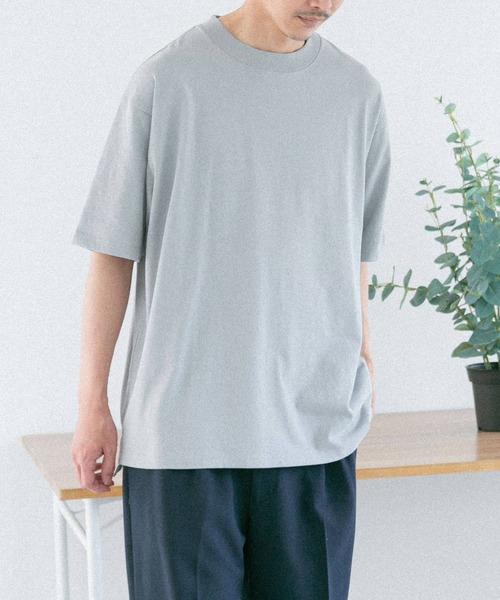 FORK&SPOON(フォークアンドスプーン)の「FORK&SPOON カラープレーティングTシャツ(Tシャツ/カットソー・メンズ・オフホワイト/ブルー系その他/ライトグレー/キャメル・5/4)」の17枚目の写真