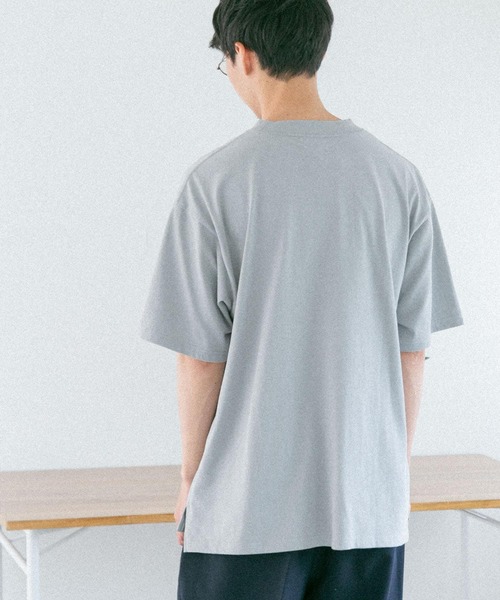 FORK&SPOON(フォークアンドスプーン)の「FORK&SPOON カラープレーティングTシャツ(Tシャツ/カットソー・メンズ・オフホワイト/ブルー系その他/ライトグレー/キャメル・5/4)」の19枚目の写真