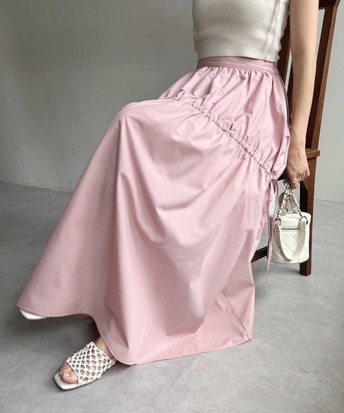 セール】サイドリボンボリュームスカート（スカート）｜one after