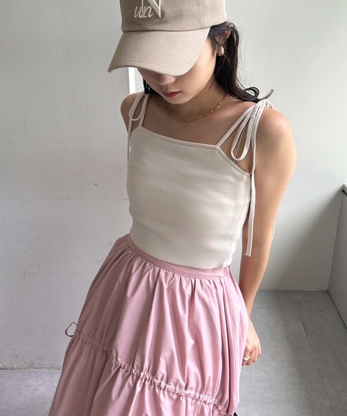 セール】サイドリボンボリュームスカート（スカート）｜one after