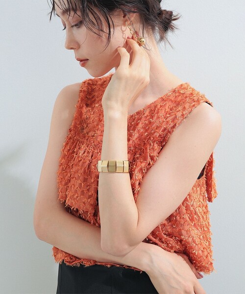 Ray BEAMS(レイビームス)の「Ray BEAMS / デッドストック 2トーン バングル(バングル/リストバンド・レディース・シルバー/ゴールド・ONE SIZE)」の1枚目の写真
