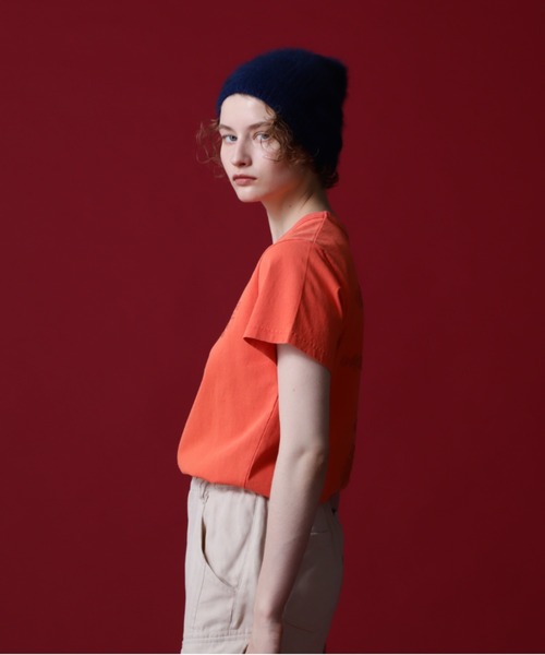AVIREX（アヴィレックス）の「《COLLECTION》WEST POINT EMBROIDERY FADE WASH T-SHIRT /ウェストポイント エンブロイダリー フェイドウォッシュTシャツ（Tシャツ/カットソー・レディース・ホワイト系2/オレンジ/チャコール・M/S）」の22枚目の写真