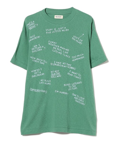 I am I - I am I ボーイズプリントシャツ BEAMS BOY（ビームスボーイ）の「BEAMS BOY / メッセージ
