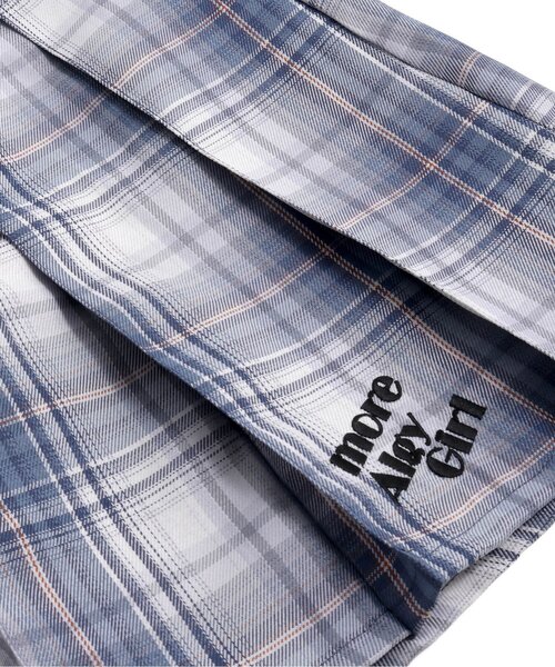 algy(アルジー)の「オーロラテーププリーツスカート(スカート・キッズ・ベージュ/サックスブルー/ピンク・XX-SMALL/X-SMALL/MEDIUM/SMALL)」の6枚目の写真