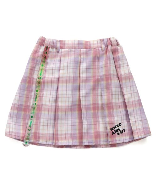 algy(アルジー)の「オーロラテーププリーツスカート(スカート・キッズ・ベージュ/サックスブルー/ピンク・XX-SMALL/X-SMALL/MEDIUM/SMALL)」の9枚目の写真