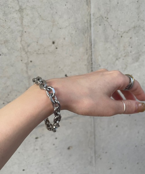 kutir（クティール）の「メタルチェーンブレスレット（ブレスレット・レディース・シルバー・FREE）」の8枚目の写真