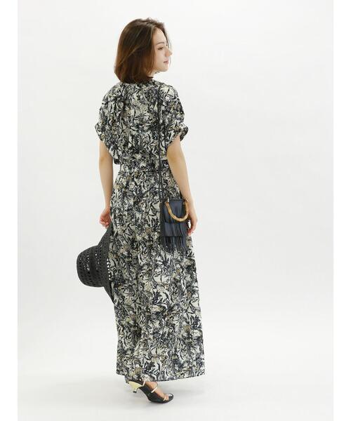 Te chichi（テチチ）の「ボタニカルプリントパンツ（その他パンツ・レディース・ネイビー/オフホワイト・F）」の8枚目の写真