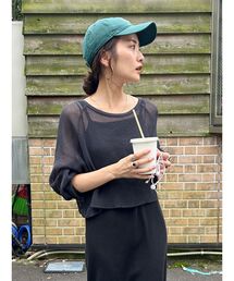 Ungrid | ショートメッシュロングスリーブTee(Tシャツ/カットソー)