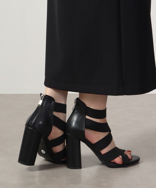 LOVEHUNTER(ラブハンター)の「Love Hunter Wクロスベルトヒールサンダル(サンダル・レディース・ブラック/ブラック系その他・M/L/LL/S)」の13枚目の写真