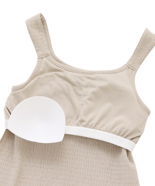 Cutie Blonde（キューティーブロンド）の「◆大人ヘルシーコーデに！ カップ付きタンク（タンクトップ・レディース・ブラック/ナチュラル・03/02）」の16枚目の写真