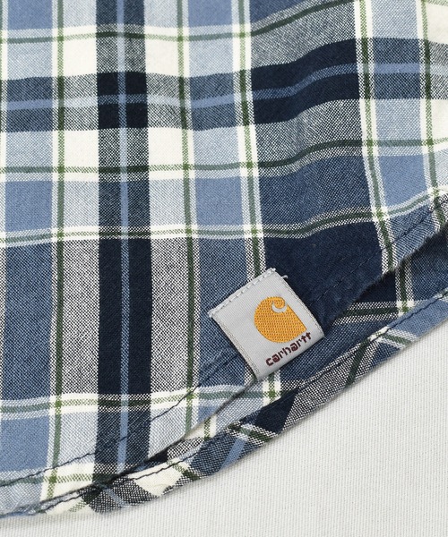 Carhartt(カーハート)の「【ヴィンテージ古着】Carhartt / カーハート チェック柄 ボタンダウンシャツ(シャツ/ブラウス・メンズ・ブルー・X-LARGE)」の3枚目の写真