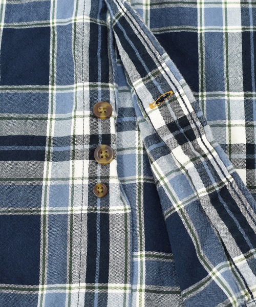 Carhartt(カーハート)の「【ヴィンテージ古着】Carhartt / カーハート チェック柄 ボタンダウンシャツ(シャツ/ブラウス・メンズ・ブルー・X-LARGE)」の5枚目の写真