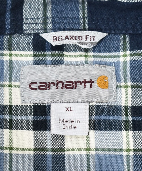 Carhartt(カーハート)の「【ヴィンテージ古着】Carhartt / カーハート チェック柄 ボタンダウンシャツ(シャツ/ブラウス・メンズ・ブルー・X-LARGE)」の2枚目の写真
