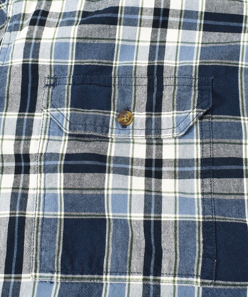 Carhartt(カーハート)の「【ヴィンテージ古着】Carhartt / カーハート チェック柄 ボタンダウンシャツ(シャツ/ブラウス・メンズ・ブルー・X-LARGE)」の7枚目の写真