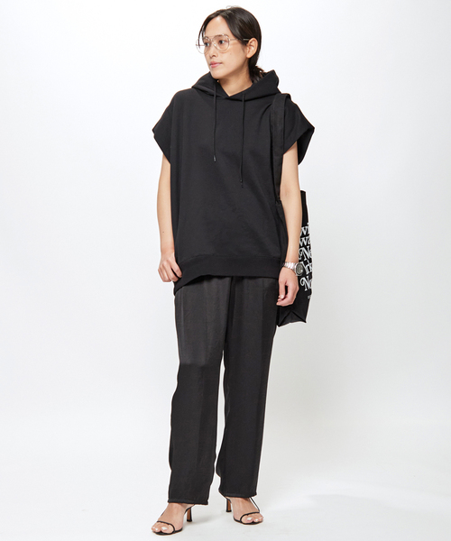 AP STUDIO(エーピーストゥディオ)の「【NEWYORK OR NOWHERE】logotote bag(BLK)(トートバッグ・レディース・ブラック・FREE)」の5枚目の写真