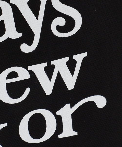 AP STUDIO(エーピーストゥディオ)の「【NEWYORK OR NOWHERE】logotote bag(BLK)(トートバッグ・レディース・ブラック・FREE)」の15枚目の写真