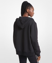 MICHAEL KORS ブラック フルジップパーカー XS新品、未使用 MICHAEL KORS（マイケルコース）の「MKロゴテープ ジップ