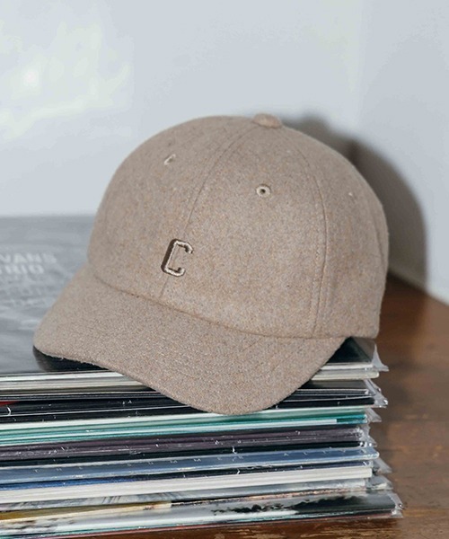 CREDONA（クレドナ）の「cdn刺繍ウールCAP（キャップ・レディース・ブラウン/グレー/ホワイト系その他・FREE）」の2枚目の写真