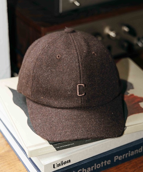 CREDONA（クレドナ）の「cdn刺繍ウールCAP（キャップ・レディース・ブラウン/グレー/ホワイト系その他・FREE）」の3枚目の写真