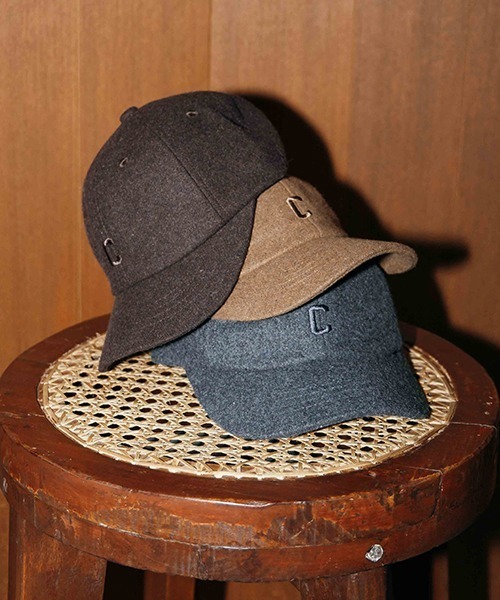 CREDONA（クレドナ）の「cdn刺繍ウールCAP（キャップ・レディース・ブラウン/グレー/ホワイト系その他・FREE）」の6枚目の写真