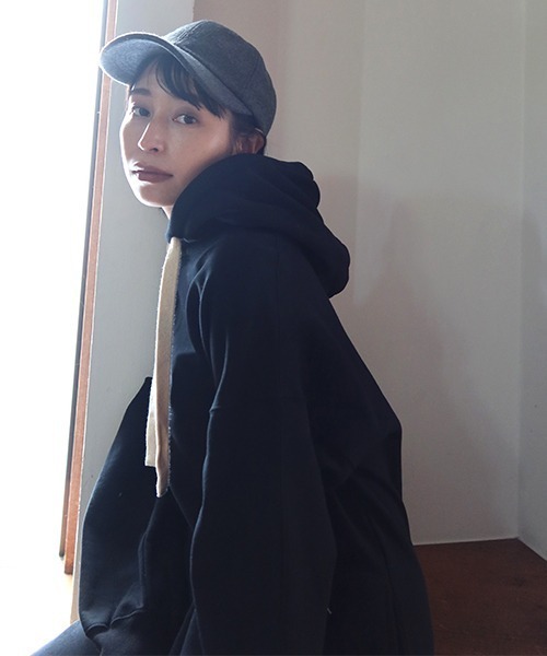 CREDONA（クレドナ）の「cdn刺繍ウールCAP（キャップ・レディース・ブラウン/グレー/ホワイト系その他・FREE）」の18枚目の写真