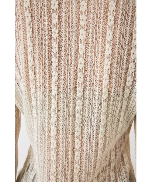 MOUSSY(マウジー)の「SHEER LACE シャツブラウス(シャツ/ブラウス・レディース・イエロー/アイボリー/ブラック・FREE)」の21枚目の写真