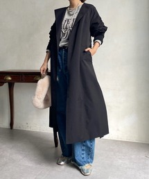 DouDou（ドゥドゥ）の「【WEB限定】 袖リブラグランコート（ダウン