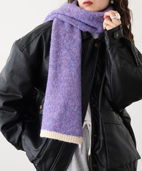 セール】PAGE ONE カラーネップニットマフラー（マフラー）｜FUNALIVE