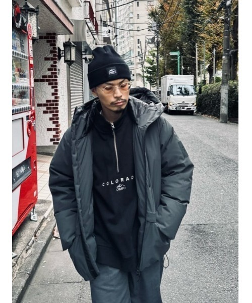 CAMP7】ハーフジップデザイン裏起毛スウェット（スウェット）｜CAMP7