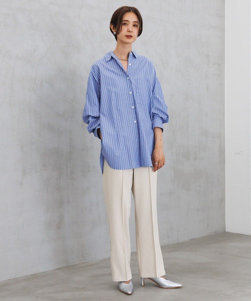 LEPSIM（レプシィム）の「TRスリットストレートパンツ　184045（その他パンツ・レディース・アイボリー/グレー/ブラック/ブラウン・LARGE/SMALL/MEDIUM）」の8枚目の写真