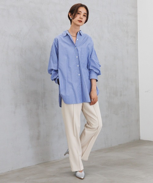 LEPSIM（レプシィム）の「TRスリットストレートパンツ　184045（その他パンツ・レディース・アイボリー/グレー/ブラック/ブラウン・LARGE/SMALL/MEDIUM）」の9枚目の写真