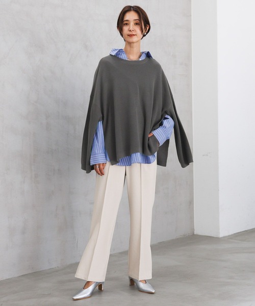 LEPSIM（レプシィム）の「TRスリットストレートパンツ　184045（その他パンツ・レディース・アイボリー/グレー/ブラック/ブラウン・LARGE/SMALL/MEDIUM）」の11枚目の写真