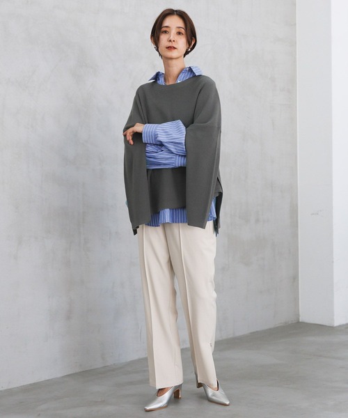 LEPSIM（レプシィム）の「TRスリットストレートパンツ　184045（その他パンツ・レディース・アイボリー/グレー/ブラック/ブラウン・LARGE/SMALL/MEDIUM）」の12枚目の写真