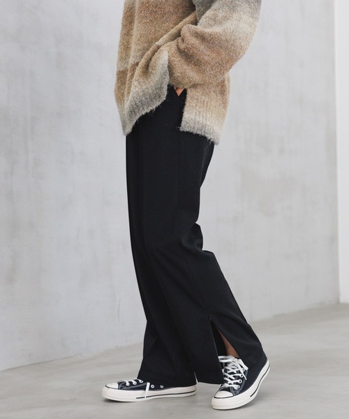 LEPSIM（レプシィム）の「TRスリットストレートパンツ　184045（その他パンツ・レディース・アイボリー/グレー/ブラック/ブラウン・LARGE/SMALL/MEDIUM）」の15枚目の写真