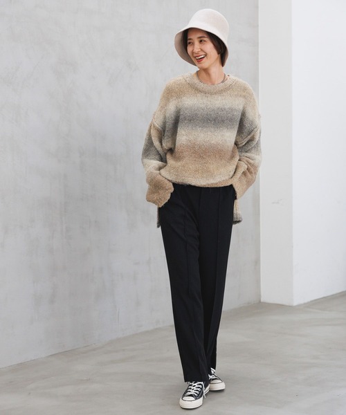 LEPSIM（レプシィム）の「TRスリットストレートパンツ　184045（その他パンツ・レディース・アイボリー/グレー/ブラック/ブラウン・LARGE/SMALL/MEDIUM）」の18枚目の写真