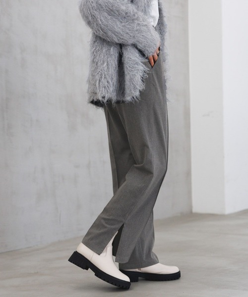 LEPSIM（レプシィム）の「TRスリットストレートパンツ　184045（その他パンツ・レディース・アイボリー/グレー/ブラック/ブラウン・LARGE/SMALL/MEDIUM）」の21枚目の写真