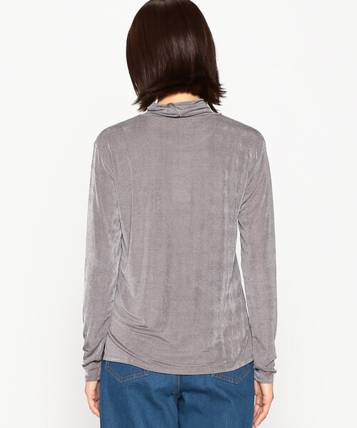 COMME CA ISM(コムサイズム)の「ハイネックロンT(Tシャツ/カットソー・レディース・アイボリー/ブラック/グレー・MEDIUM/LARGE)」の12枚目の写真