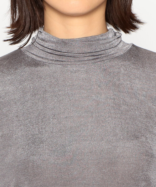 COMME CA ISM(コムサイズム)の「ハイネックロンT(Tシャツ/カットソー・レディース・アイボリー/ブラック/グレー・MEDIUM/LARGE)」の13枚目の写真