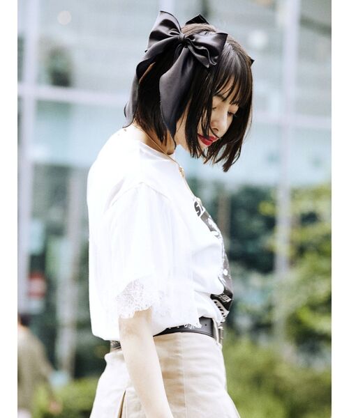 jouetie(ジュエティ)の「BIGリボンヘアバレッタ(バレッタ/ヘアクリップ・レディース・ブラック・FREE)」の9枚目の写真