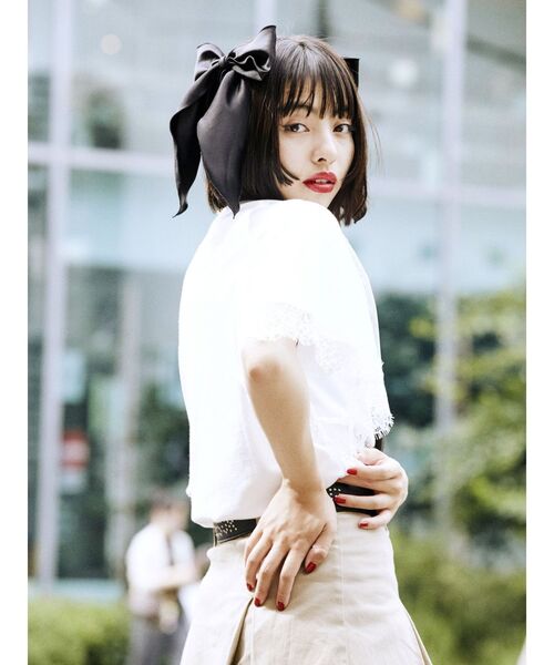 jouetie(ジュエティ)の「BIGリボンヘアバレッタ(バレッタ/ヘアクリップ・レディース・ブラック・FREE)」の10枚目の写真