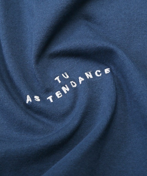LUXSTYLE(ラグスタイル)の「TRAP/U(トラップユー)天竺刺繍ロゴロンT(Tシャツ/カットソー・メンズ・ブラック/ホワイト・L/M)」の13枚目の写真