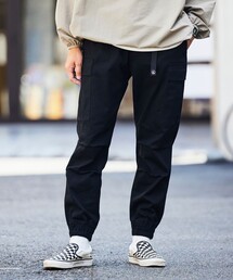 FREAK'S STORE（フリークスストア）の「限定展開 スリムフィット カーゴ ジョガーパンツ/ストレッチツイル/デニム（カーゴパンツ）」