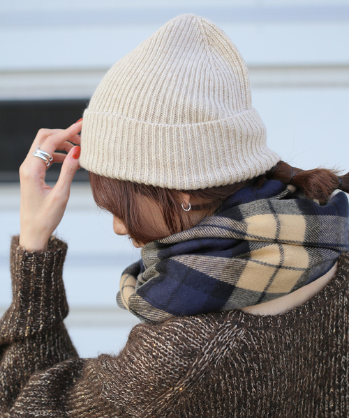 JOURNAL STANDARD relume(ジャーナルスタンダード レリューム)の「【COSY/コージー】Rib Cap:ニットキャップ(ニットキャップ/ビーニー・レディース・グレー/ブラック/ベージュ/レッド・FREE)」の10枚目の写真