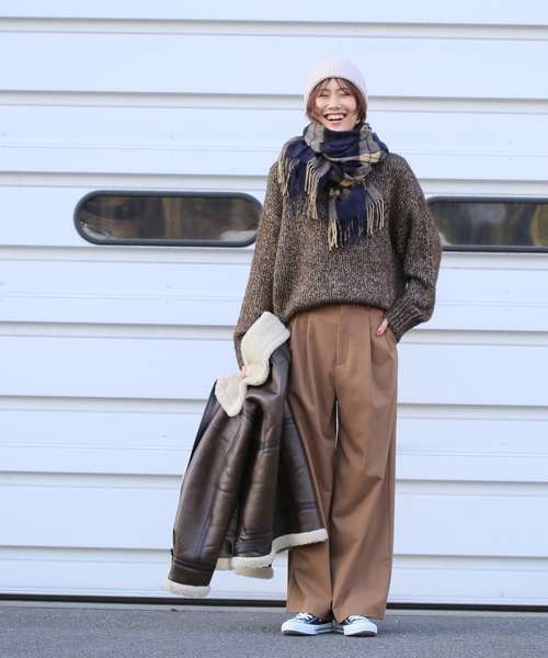 JOURNAL STANDARD relume(ジャーナルスタンダード レリューム)の「【COSY/コージー】Rib Cap:ニットキャップ(ニットキャップ/ビーニー・レディース・グレー/ブラック/ベージュ/レッド・FREE)」の11枚目の写真