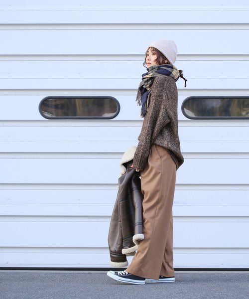 JOURNAL STANDARD relume(ジャーナルスタンダード レリューム)の「【COSY/コージー】Rib Cap:ニットキャップ(ニットキャップ/ビーニー・レディース・グレー/ブラック/ベージュ/レッド・FREE)」の12枚目の写真