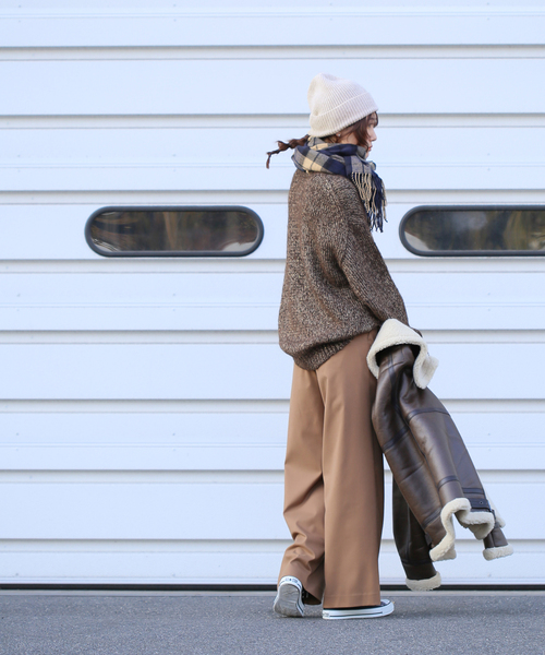 JOURNAL STANDARD relume(ジャーナルスタンダード レリューム)の「【COSY/コージー】Rib Cap:ニットキャップ(ニットキャップ/ビーニー・レディース・グレー/ブラック/ベージュ/レッド・FREE)」の13枚目の写真