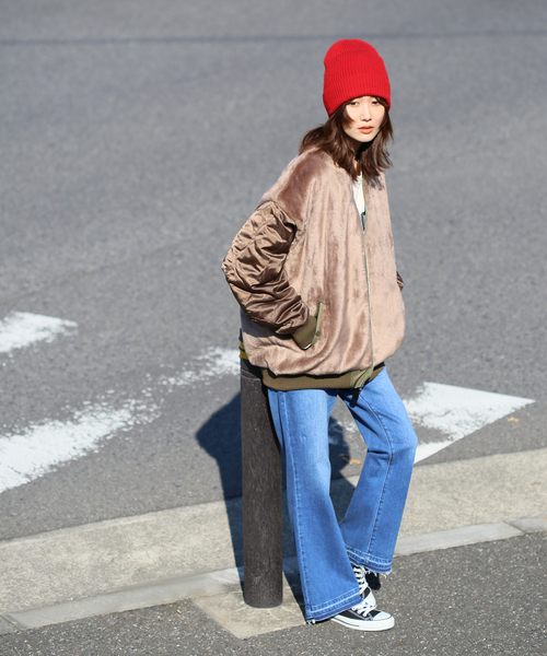 JOURNAL STANDARD relume(ジャーナルスタンダード レリューム)の「【COSY/コージー】Rib Cap:ニットキャップ(ニットキャップ/ビーニー・レディース・グレー/ブラック/ベージュ/レッド・FREE)」の19枚目の写真