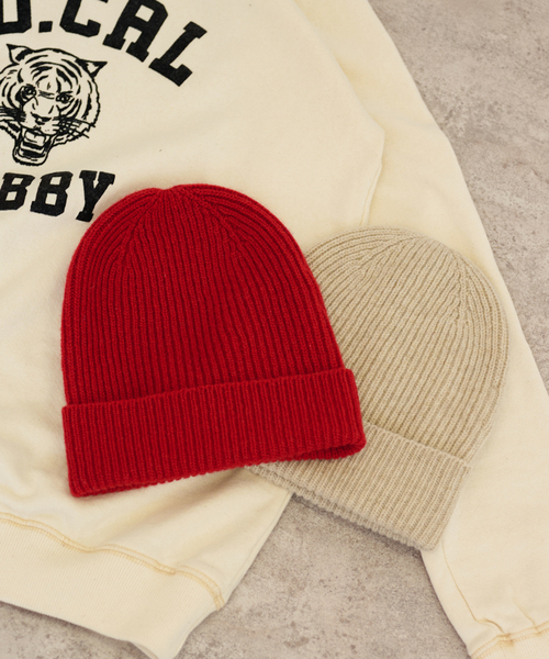 JOURNAL STANDARD relume(ジャーナルスタンダード レリューム)の「【COSY/コージー】Rib Cap:ニットキャップ(ニットキャップ/ビーニー・レディース・グレー/ブラック/ベージュ/レッド・FREE)」の20枚目の写真