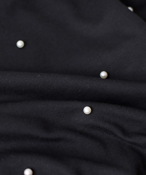 BLUEEAST（ブルーイースト）の「パール付きスウェット（スウェット・レディース・ホワイト/ピンク/ブラック/ネイビー/モカ/グレー・MEDIUM）」の11枚目の写真