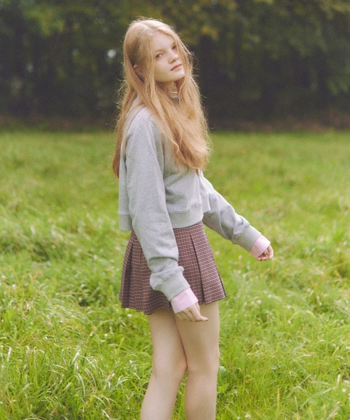 Heather（ヘザー）の「【POLO BCS(ポロ・ビーシーエス)】フルZIP裏毛スウェット  975492（スウェット・レディース・アイボリー/グレー・FREE）」の4枚目の写真